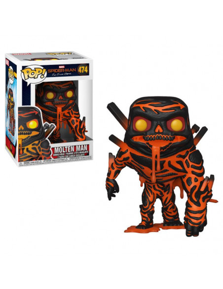 es::Spider-Man: Far From Home POP! Movies Vinyl Molten Man 9 cm