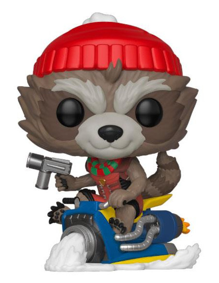 es::Marvel Holiday Figura POP! Marvel Vinyl Rocket 9 cm