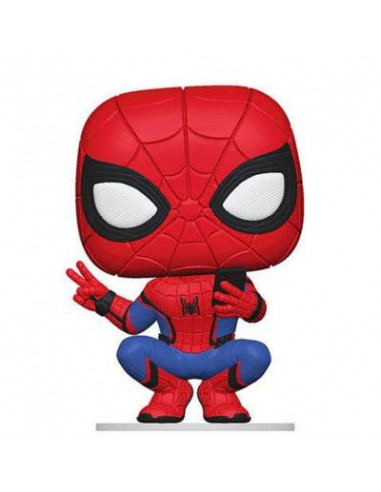 es::Spider-Man: Far From Home POP! Movies Vinyl Spider-Man Hero Suit 9 cm