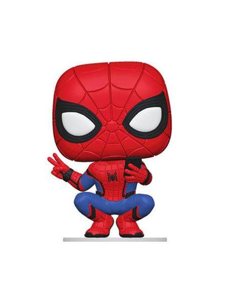 es::Spider-Man: Far From Home POP! Movies Vinyl Spider-Man Hero Suit 9 cm