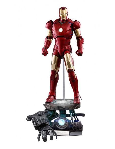 es::Iron Man Figura QS Series Iron Man Mark III Deluxe Version Hot Toys 48 cm