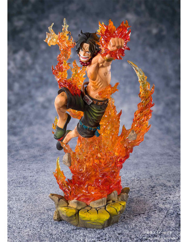 es::One Piece Estatua Portgas D'Ace Whitebeard -Pirate Captain- Figuarts Zero 19,5 cm