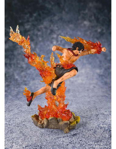 es::One Piece Estatua Portgas D'Ace Whitebeard -Pirate Captain- Figuarts Zero 19,5 cm