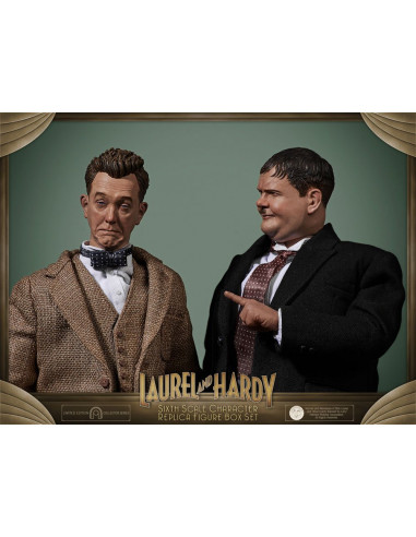 es::El Gordo y el Flaco Pack de 2 Figuras 1/6 Classic Suits Limited Edition 30-33 cm