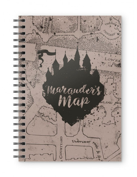 Harry Potter Libreta Marauders Map