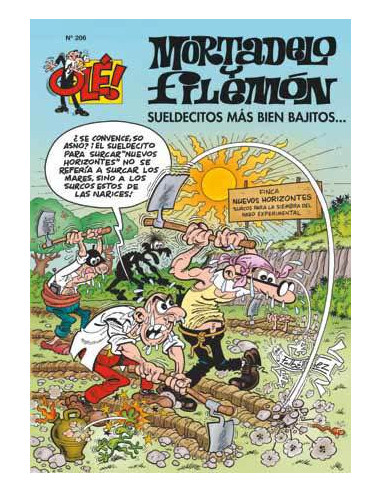 es::Olé Mortadelo 206: Sueldecitos más bien bajitos...