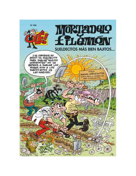 es::Olé Mortadelo 206: Sueldecitos más bien bajitos...