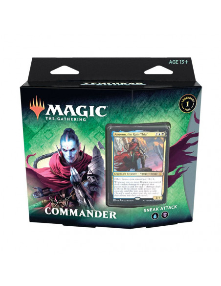 es::Magic the Gathering Zendikar Rising: Sneak Attack Mazo de Commander en inglés