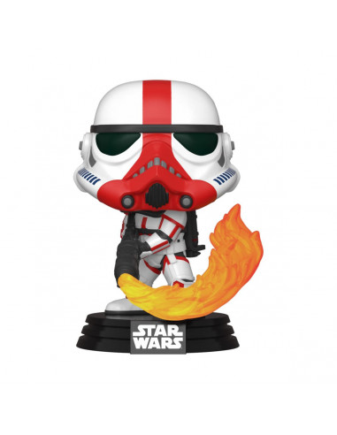 es::Star Wars The Mandalorian Figura POP! TV Vinyl Incinerator Stormtrooper 9 cm