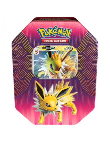 es::Pokémon JCC Caja metálica Poder Elemental Jolteon-GX - Juego de cartas coleccionable
