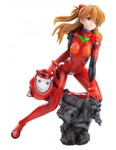 es::Neon Genesis Evangelion Estatua 1/6 Asuka Langley Shikinami Q Plug Suit Version :RE 22 cm