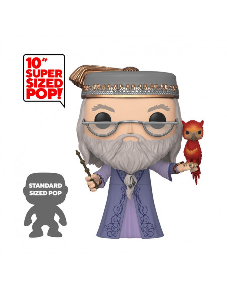 es::Harry Potter Super Sized POP! Movies Vinyl Figura Dumbledore 25 cm