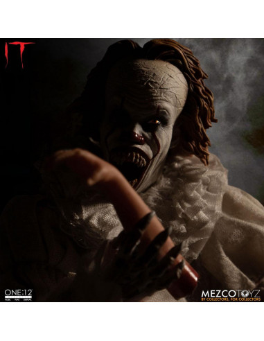 es::Stephen King's It 2017 Figura 1/12 Pennywise The One:12 Collective 17 cm