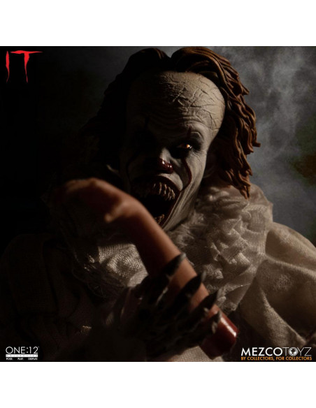 es::Stephen King's It 2017 Figura 1/12 Pennywise The One:12 Collective 17 cm