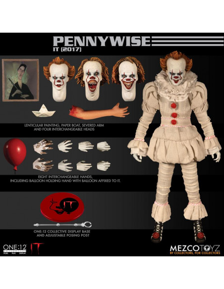 es::Stephen King's It 2017 Figura 1/12 Pennywise The One:12 Collective 17 cm