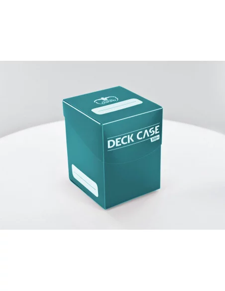 es::Deck Case 100+ Caja de Cartas Tamaño Estándar Azul Gasolina