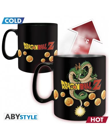 es::Dragon Ball Taza con cambio de imagen DBZ/ Goku y Shenron 460 ml