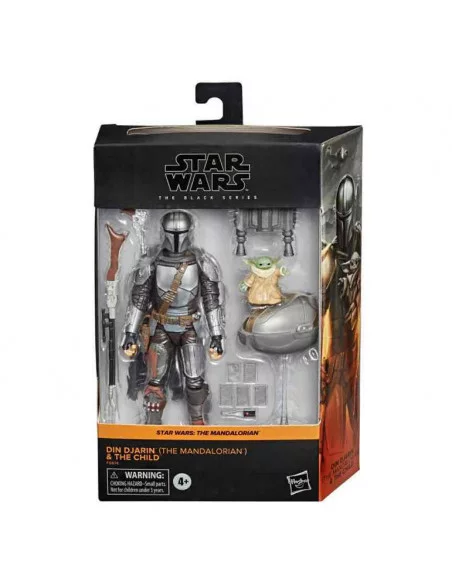 es::Star Wars The Mandalorian Black Series Figura Din Djarin and The Child 15 cm