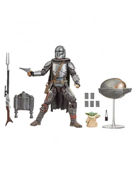 es::Star Wars The Mandalorian Black Series Figura Din Djarin and The Child 15 cm