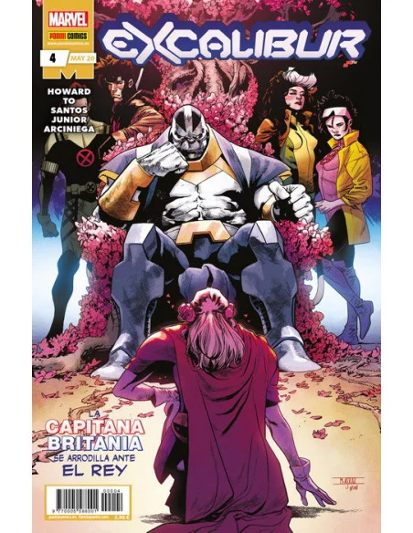 es::Excalibur 04. La Capitana Britania se arrodilla ante El Rey