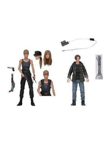 es::Terminator 2 El juicio final Pack de 2 Figuras Sarah Connor & John Connor 18 cm