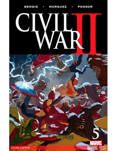 es::Civil War II 5 Regular Cover - Marvel USA