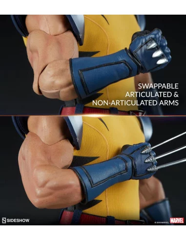 es::Marvel Figura 1/6 Wolverine Sideshow 30 cm