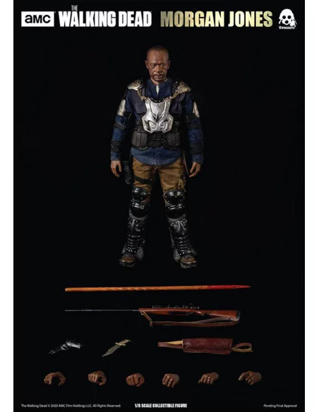 es::The Walking Dead Figura 1/6 Morgan Jones 30 cm