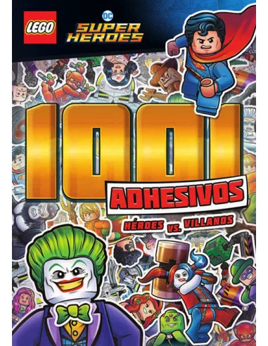 es::LEGO DC Comics Superheroes: 1001 adhesivos - Héroes vs. villanos ó en 2015. En las páginas de Omph