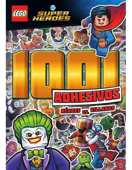 es::LEGO DC Comics Superheroes: 1001 adhesivos - Héroes vs. villanos ó en 2015. En las páginas de Omph