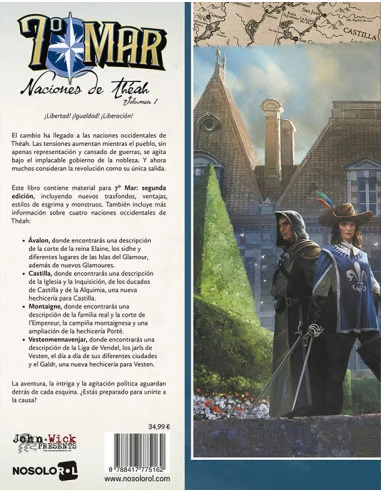 es::7º Mar: Naciones de Theáh Vol. 1 - Suplemento de Juego de rol