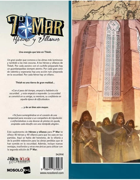 es::7º Mar: Héroes y villanos - Suplemento de Juego de rol es::7º Mar: Héroes y villanos - Suplemento de Juego de rol
