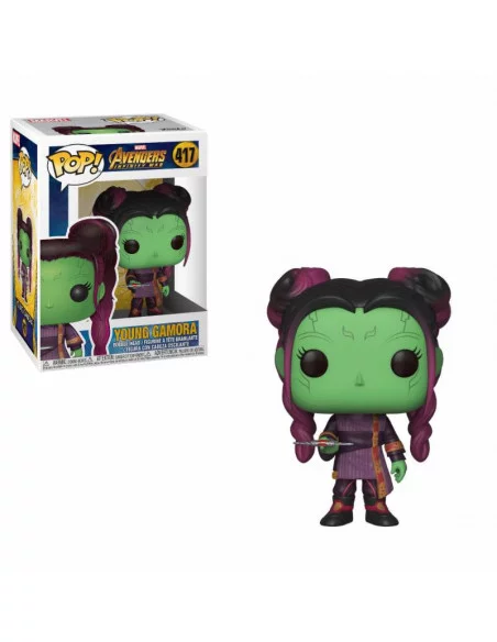 es::Avengers Infinity War Figura POP! Movies Vinyl Young Gamora with Dagger 9 cm