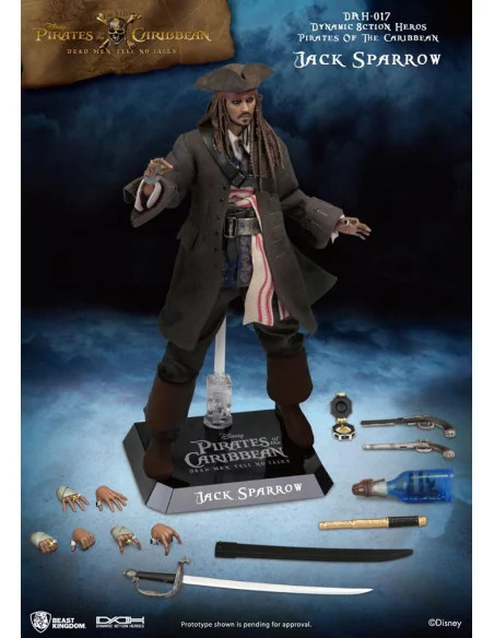 Piratas del Caribe Figura Dynamic 8ction Heroes 1/-3 Piratas del Caribe Figura Dynamic 8ction Heroes 1/-3