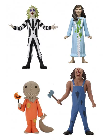 es::Toony Terrors Pack de 4 Figuras 15 cm: Victor Crowley, Regan, Beetlejuice, Sam