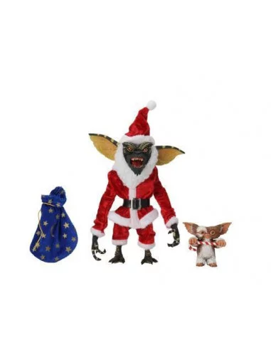 es::Gremlins Pack de 2 Figuras Santa Stripe & Gizmo 18 cm