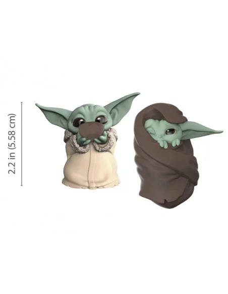 es::Star Wars Set de 2 figuras The Child Sipping Soup & With Blanket The Mandalorian Bounty Collection 5,5 cm