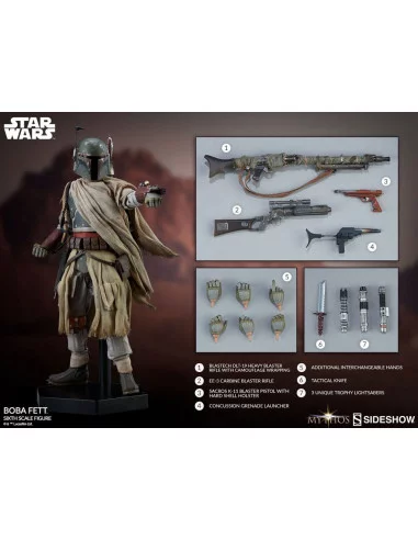 es::Star Wars Figura Mythos 1/6 Boba Fett 30 cm