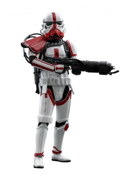 es::Star Wars The Mandalorian Figura 1/6 Incinerator Stormtrooper Hot Toys 30 cm