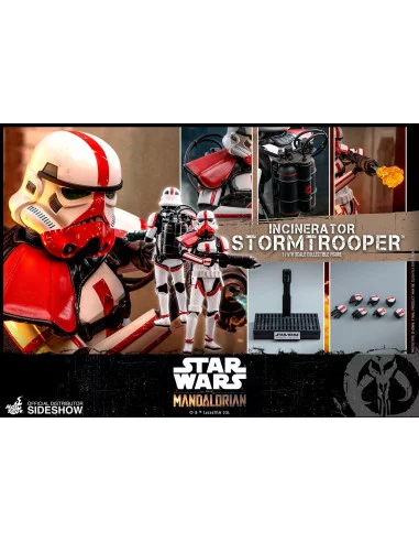 es::Star Wars The Mandalorian Figura 1/6 Incinerator Stormtrooper Hot Toys 30 cm