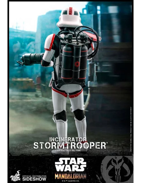 es::Star Wars The Mandalorian Figura 1/6 Incinerator Stormtrooper Hot Toys 30 cm
