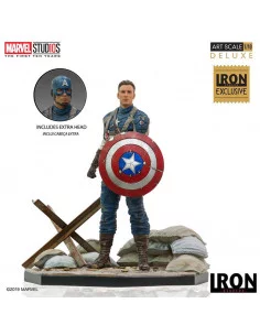es::Marvel Comics Estatua 1/10 BDS Art Scale Captain America First Avenger MCU 10 Years Event EX 21 cm