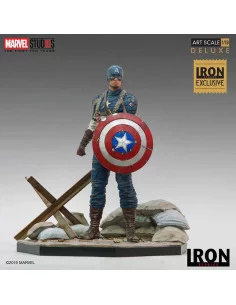 es::Marvel Comics Estatua 1/10 BDS Art Scale Captain America First Avenger MCU 10 Years Event EX 21 cm 2