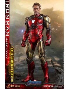 es::Vengadores: Endgame Figura Diecast 1/6 Iron Man Mark LXXXV Battle Damaged Version Hot Toys 32 cm 2