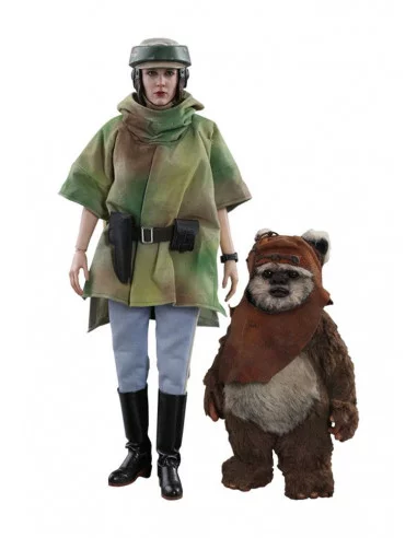 es::Star Wars Episode VI Pack de 2 Figuras 1/6 Princess Leia & Wicket Hot Toys 15-27 cm