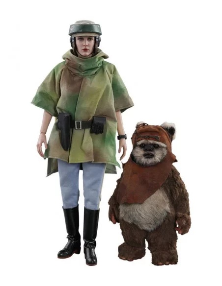 es::Star Wars Episode VI Pack de 2 Figuras 1/6 Princess Leia & Wicket Hot Toys 15-27 cm
