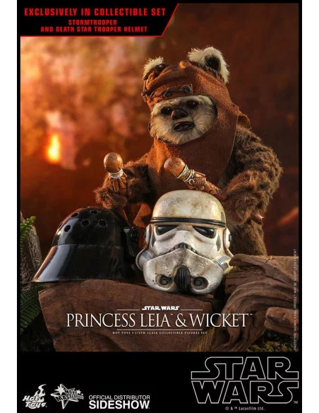 es::Star Wars Episode VI Pack de 2 Figuras 1/6 Princess Leia & Wicket Hot Toys 15-27 cm