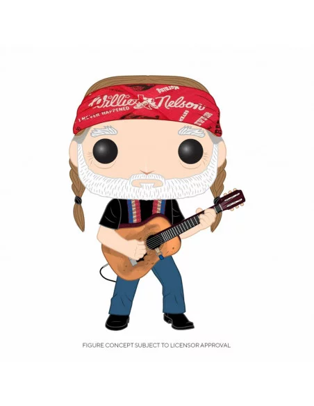 es::Willie Nelson POP! Rocks Vinyl Figura Willie Nelson 9 cm