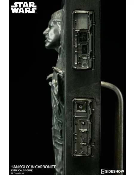 es::Star Wars Figura 1/6 Han Solo en Carbonita Sideshow 38 cm