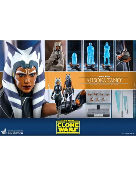 es::Star Wars The Clone Wars Figura 1/6 Ahsoka Tano Hot Toys 29 cm